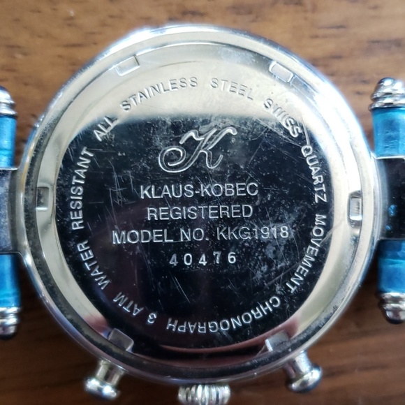 Mens/Womens Klaus Kobec diamond chronograph watch - Picture 4 of 6